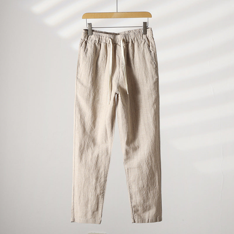 Calça de Linho Listrada Masculina Stoppa ST008