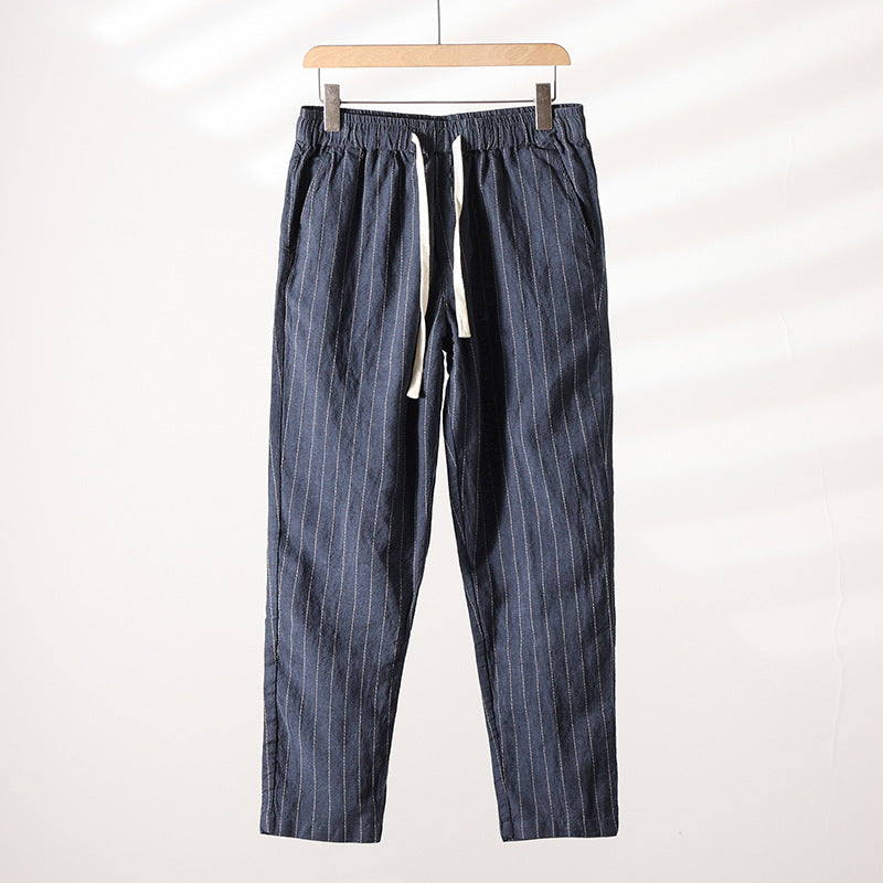 Calça de Linho Listrada Masculina Stoppa ST008