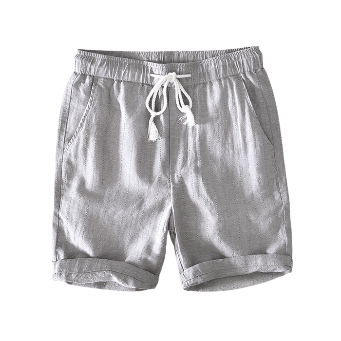 Bermuda Masculina de Linho Listrada Stoppa ST046