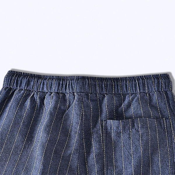 Bermuda Masculina de Linho Listrada Stoppa ST046