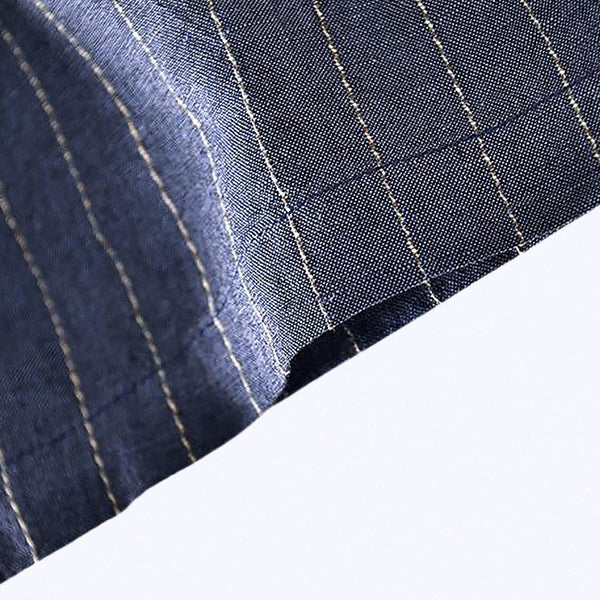 Bermuda Masculina de Linho Listrada Stoppa ST046