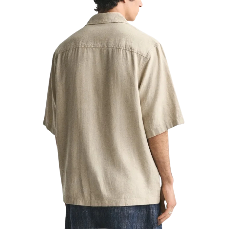 Camisa Masculina em Linho Relaxed Fit Stoppa ST360
