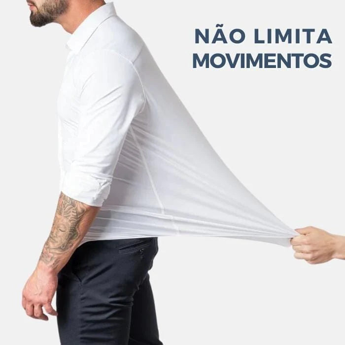 Camisa Social de Algodão Masculina Stoppa S142