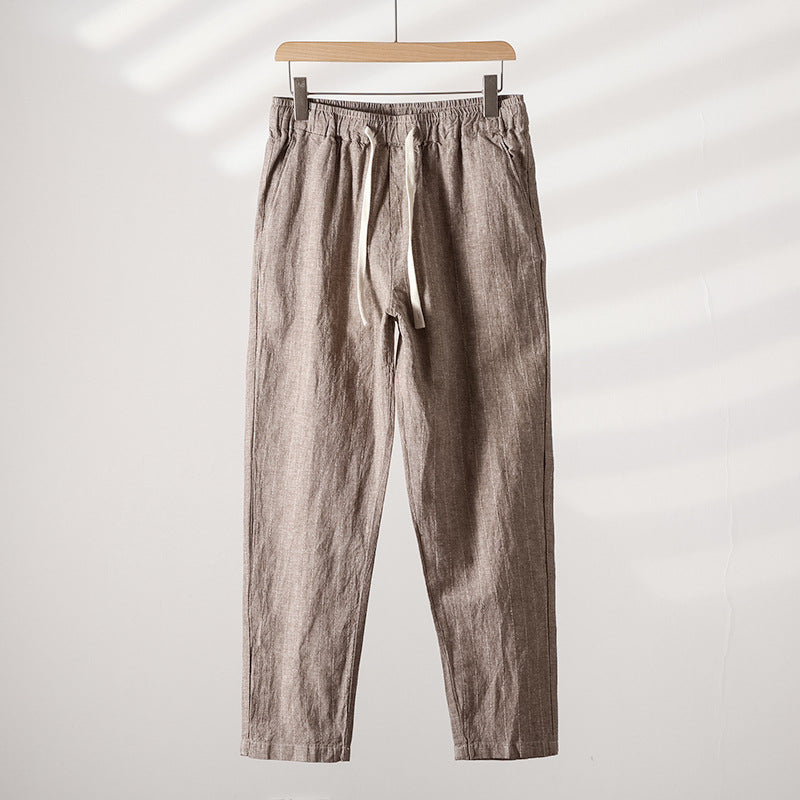 Calça de Linho Listrada Masculina Stoppa ST008
