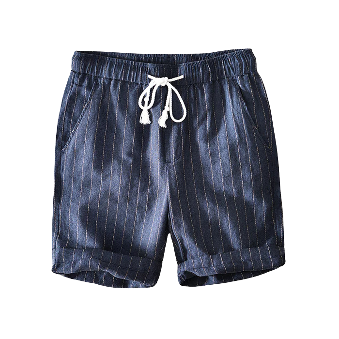 Bermuda Masculina de Linho Listrada Stoppa ST046