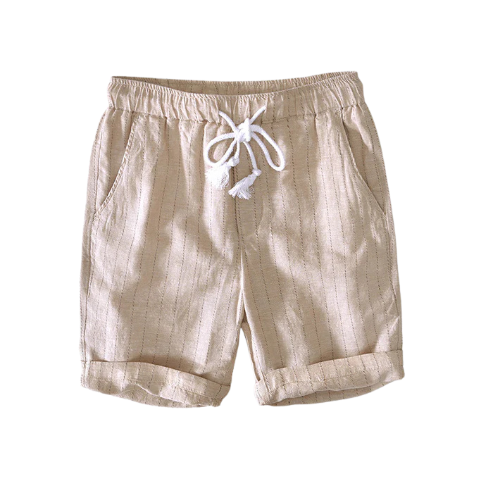 Bermuda Masculina de Linho Listrada Stoppa ST046