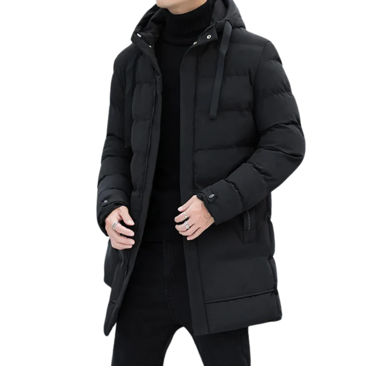Jaqueta Puffer Masculina Alongada Stoppa ST076