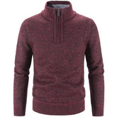 Suéter Masculino Gola Bordado Meio Zíper Stoppa S181